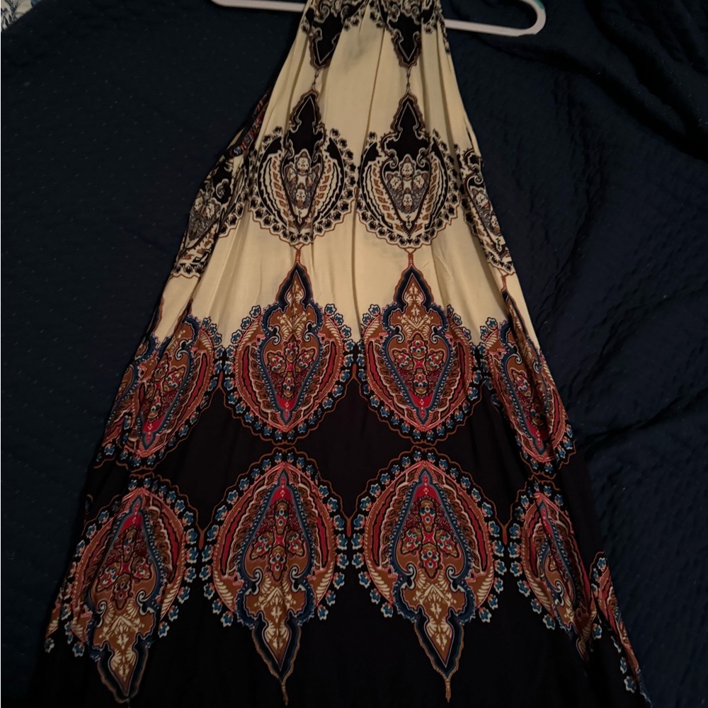 Bohemian Maxi Dress with Paisley Print